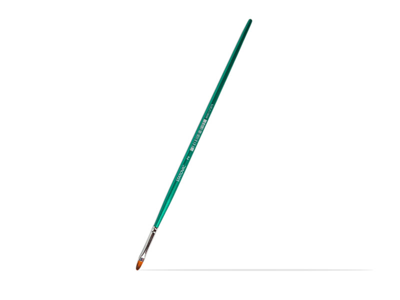 POP BRUSH 090 - Četkica filbert - zelena drška br.2 - 3 kom. 628302 - dodatni pogled