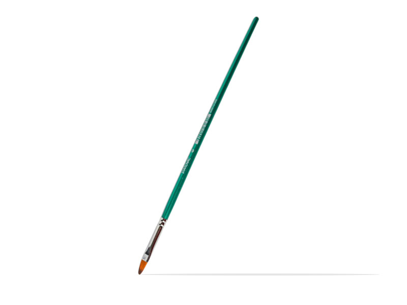 POP BRUSH 090 - Četkica filbert - zelena drška br.6 - 3 kom. 628306 - dodatni pogled