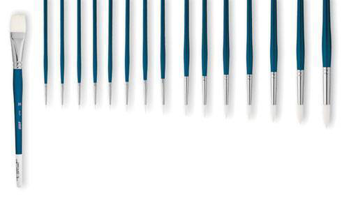 PEBEO Brushes - Lotus Deco - Četkica flah comb - plavo-bela br.6 670162 - dodatni pogled