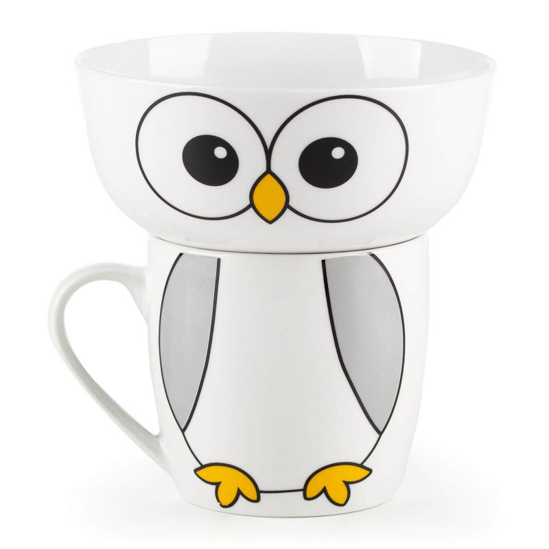 Dečiji set od porcelana Rosmarino - sovica - dodatni pogled