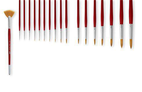 PEBEO Brushes - Iris - Četkica liner - polyamide - bordo br.2 670243 - dodatni pogled