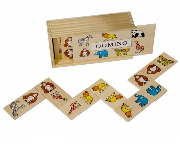 Pino Toys Drvene domine sa likovima životinja Džungla - dodatni pogled