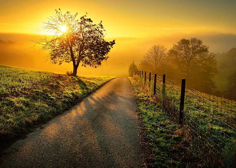 Puzzle slagalica 1000 delova Pejzaž u svitanje Ravensburger 12001445 - dodatni pogled