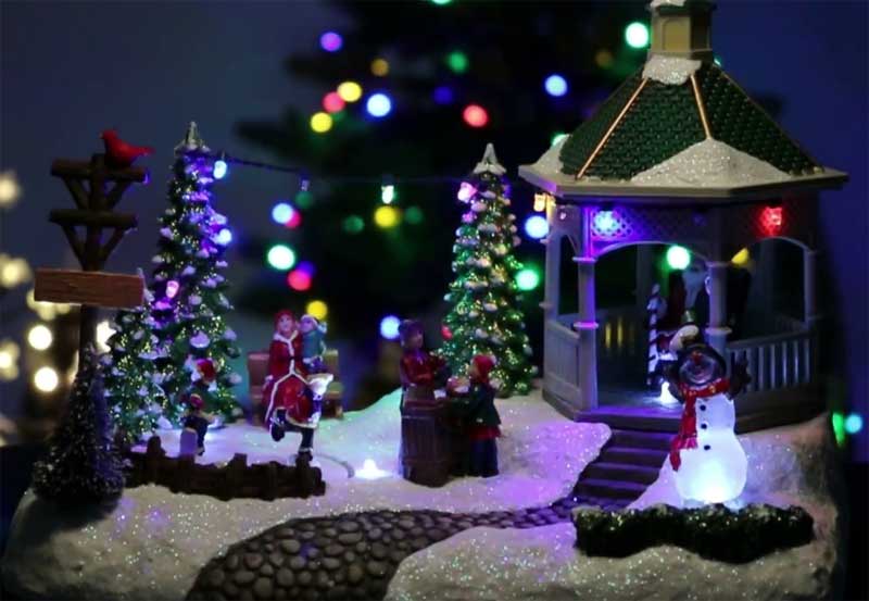 Novogodišnja svetleća LED diorama DRM11 - dodatni pogled