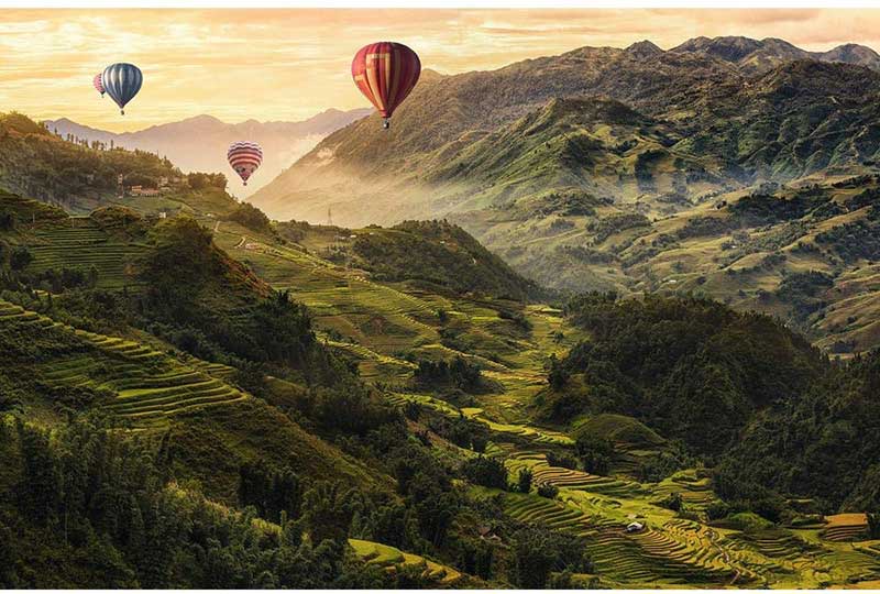 Ravensburger Slagalica 3000 delova - Terasasta pirinčana polja u Aziji 17076 - dodatni pogled