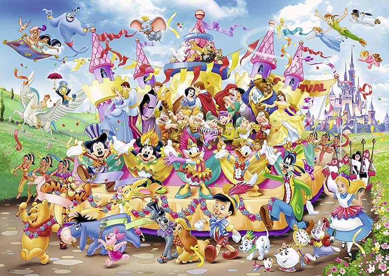 Ravensburger Slagalica od 1000 delova - Diznijev karneval 19383 - dodatni pogled