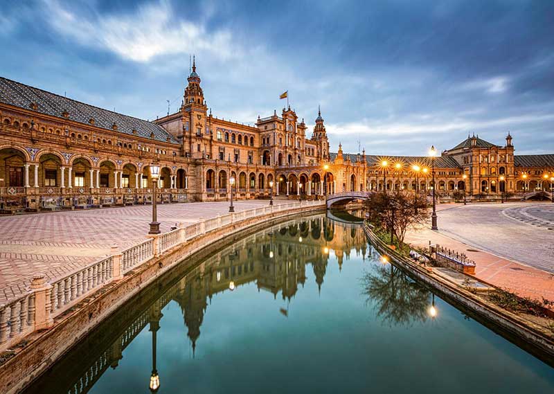 Puzzle slagalica 1000 delova Španski trg Sevilja Ravensburger 12001236 - dodatni pogled