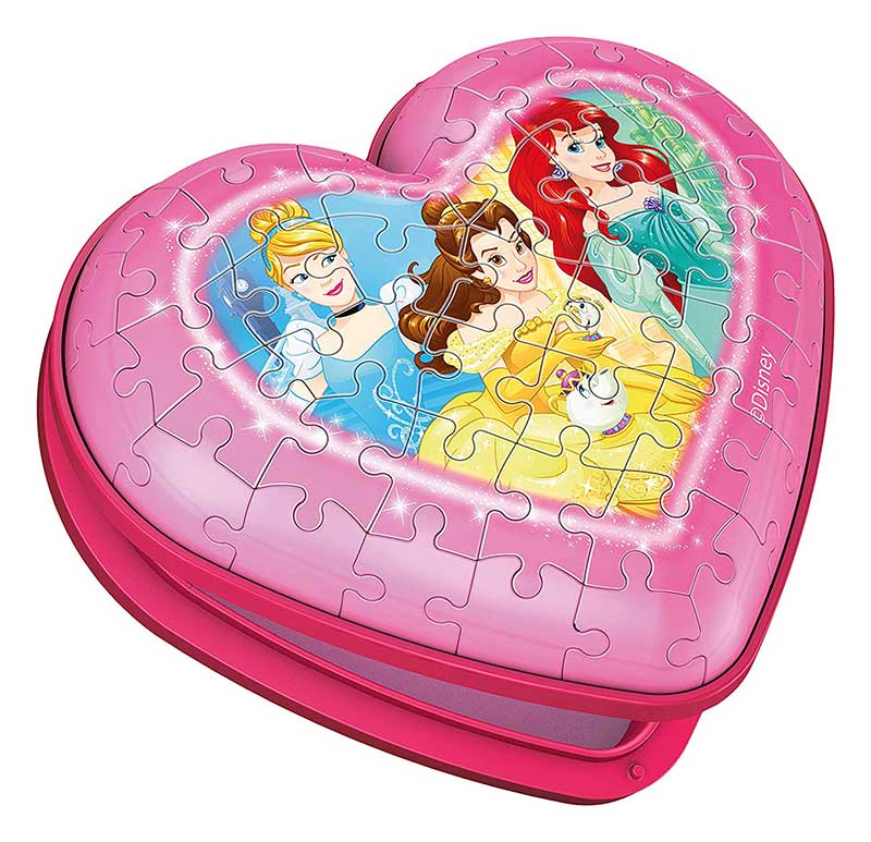 Kutija - srce od puzli Disney Princess - Ravensburger 12114 - dodatni pogled