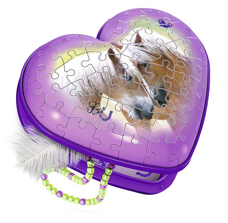 Kutija - srce od puzli Konji - Ravensburger 12119 - dodatni pogled