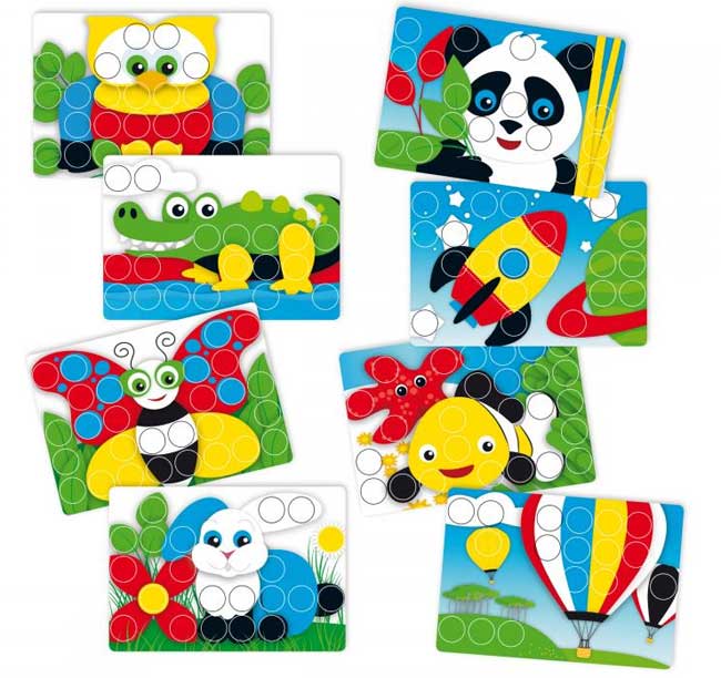 Quercetti Junior Dečija mozaička igračka Bockalice 4206 - dodatni pogled