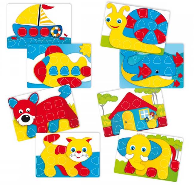 Quercetti Junior Dečija mozaička igračka Krupne bockalice 4400 - dodatni pogled