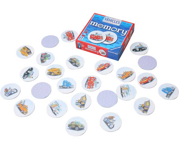 Društvena igra Memorija - Vozila - Ravensburger 21832 - dodatni pogled