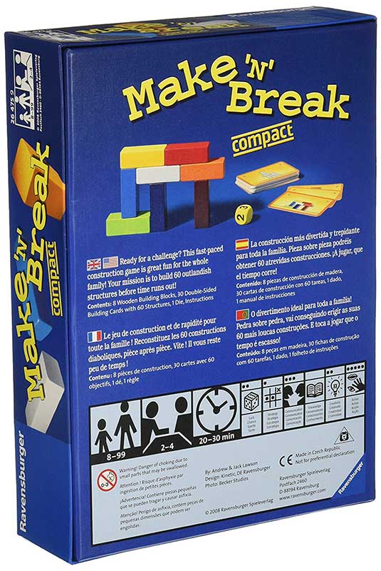 Društvena igra Make N Break Compact - Ravensburger 26475 - dodatni pogled