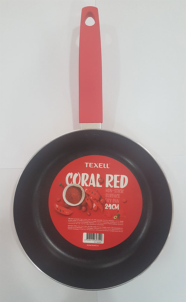 Tiganj duboki Texell Coral Red 24 cm TPCR-D24 - dodatni pogled