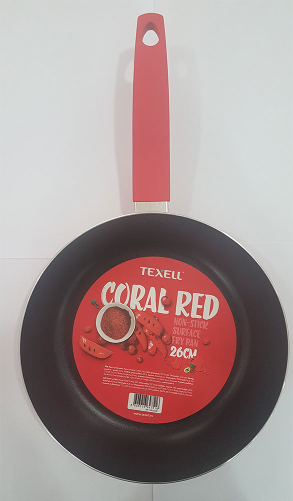 Tiganj duboki Texell Coral Red 26 cm TPCR-D26 - dodatni pogled