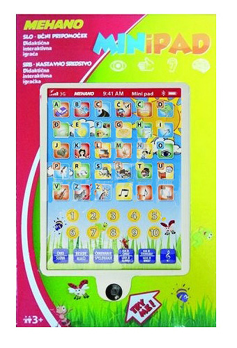 MEHANO Interaktivna igračka tablet MINIPAD E285 - slovenački, srpski - dodatni pogled