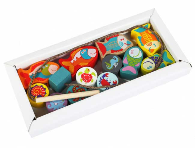 Cubika Drvena igračka Nizalica Morski svet 13647 - dodatni pogled