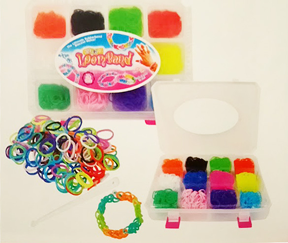 LOOM BAND Set za izradu narukvica 1800 gumica 16977 - dodatni pogled