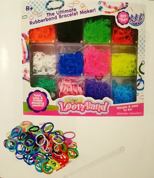 LOOM BAND Set za izradu narukvica 2400 gumica 16978 - dodatni pogled