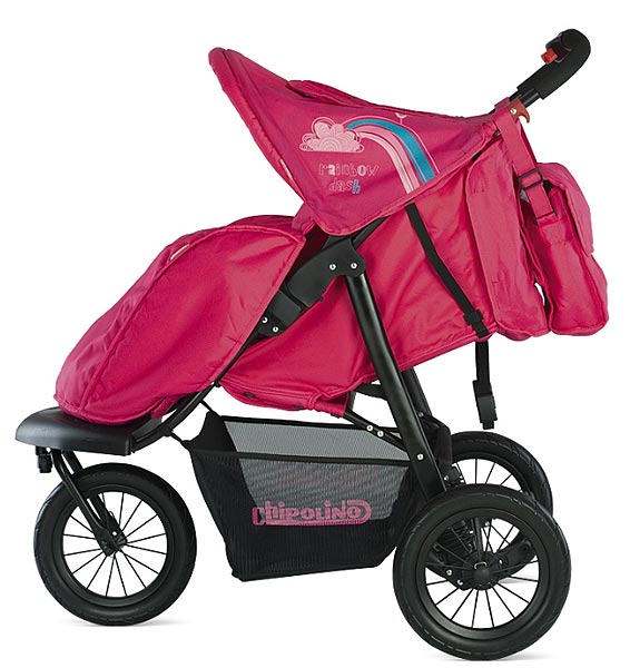 Chipolino Kolica za blizance Duo raspberry - dodatni pogled