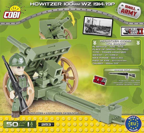 Top Howitzer 100 mm Kocke za igru 2153 - dodatni pogled