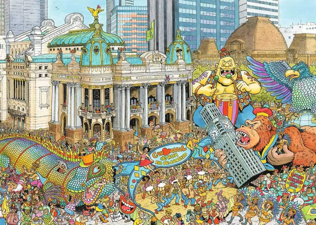 Puzzle slagalica 1000 delova Rio de Žaneiro - Fleroux Ravensburger 16194