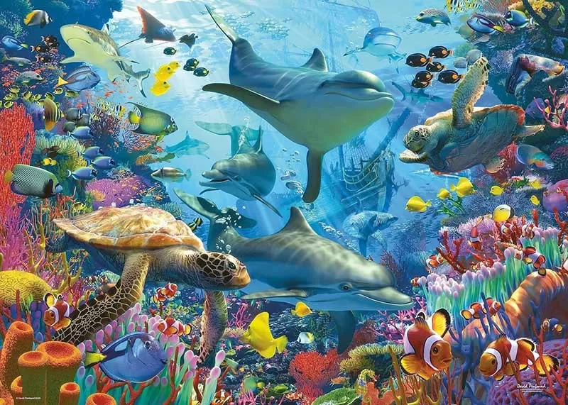Puzzle slagalica 1000 delova Na koralnom grebenu Ravensburger 12001172