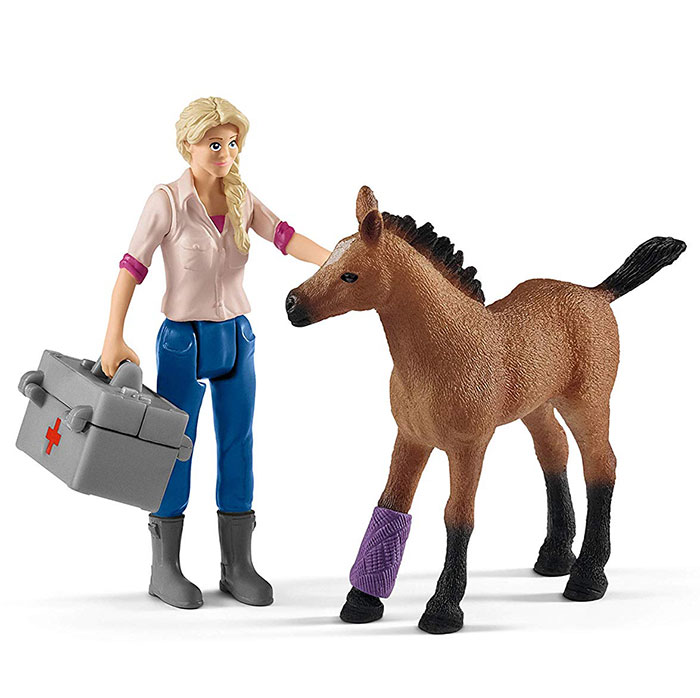 Schleich Figure Konji - Veterinar u obilasku konja 42486 - dodatni pogled
