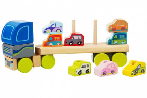 Cubika Drveni kamion sa autićima 13418 - dodatni pogled