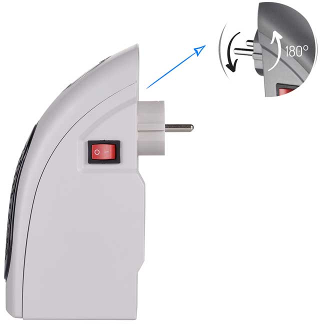 Mini prenosna grejalica 400W Camry CR7715 - dodatni pogled