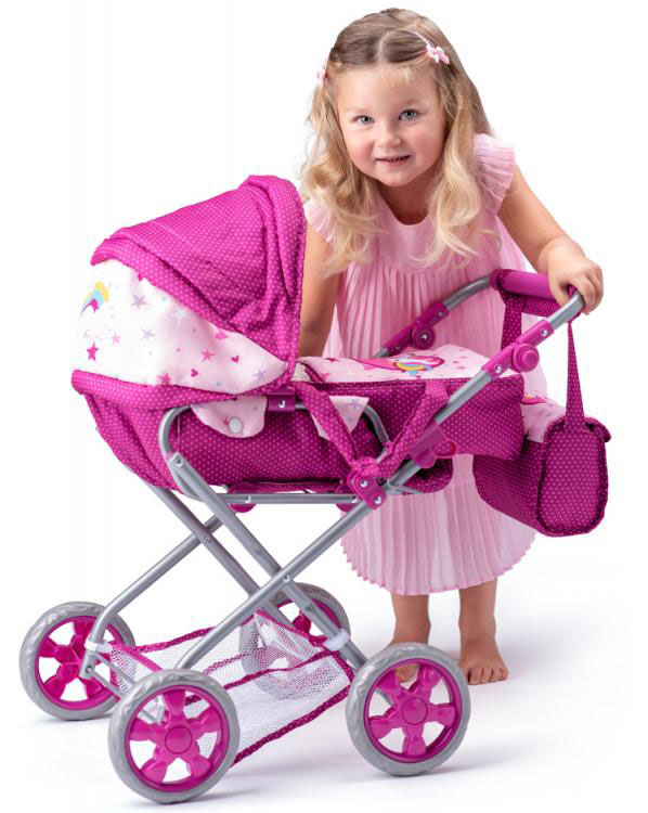 Kolica za lutke Unicorn Woodyland 91505 - dodatni pogled