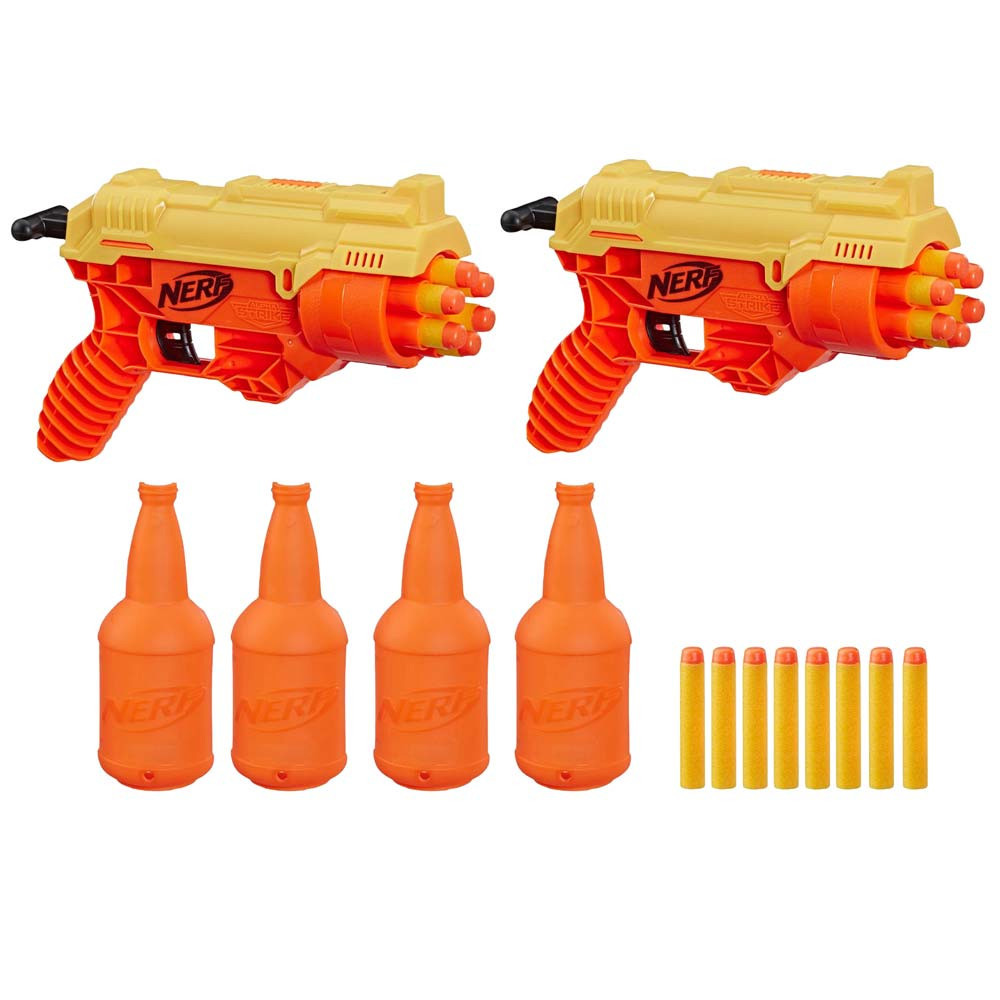 NERF Oružje sa municijom Pištolj Alpha Strike FANG QS 4 DUEL TGT Blaster Set 18 delova E7563 - dodatni pogled