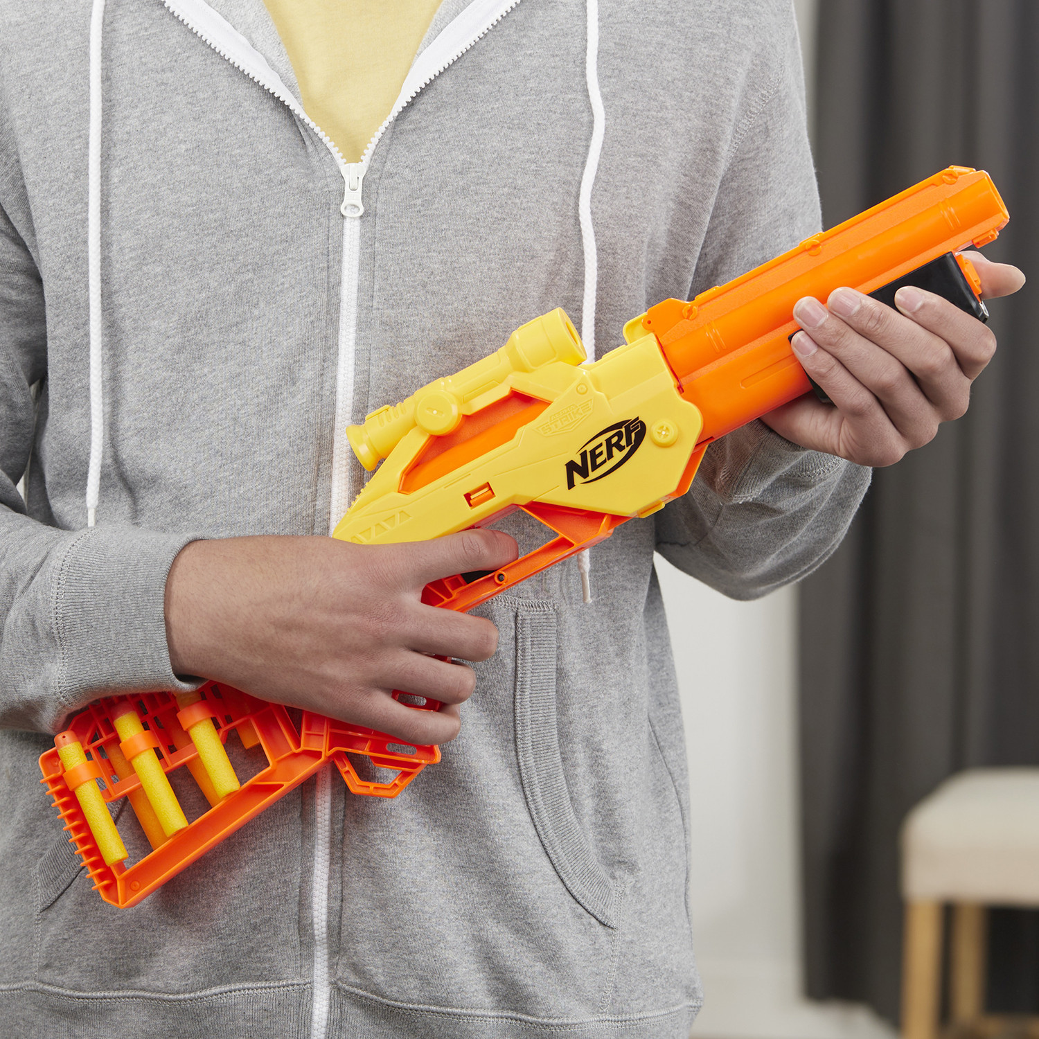 NERF Oružje sa municijom Set Alpha Strike Lynx SD-1 i Stinger SD-1 Blasteri 30 delova E7579 - dodatni pogled