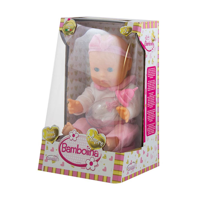 BAMBOLINA Amore Lutka Beba Set - Noša i flašica DI1807 - dodatni pogled