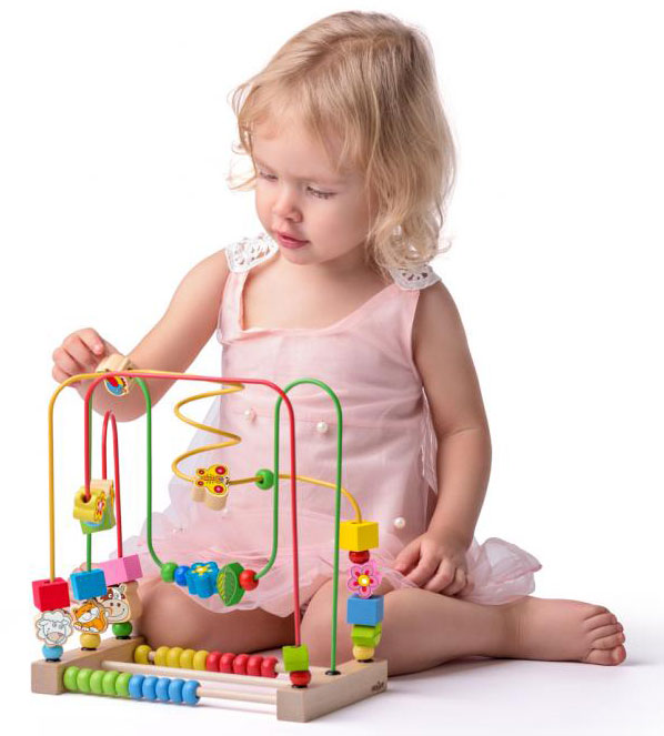 Lavirint nizalica sa abakusom Woodyland 91932 - dodatni pogled