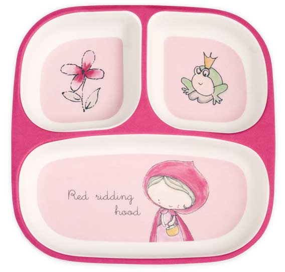 BigBamBoo Dečije činije sa pregradama Crvenkapa Set 2 komada - dodatni pogled