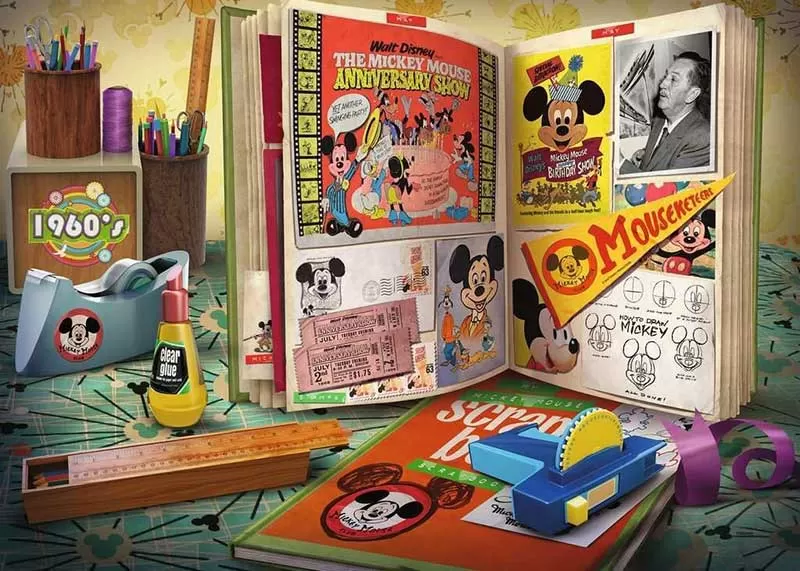 Puzzle 1000 delova Mickey 1960 Disney Collectors Edition Ravensburger 12000842