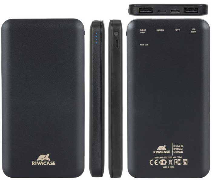 Powerbank Eksterna baterija za mobilne uređaje Rivacase VA2110 10.000mAh - dodatni pogled