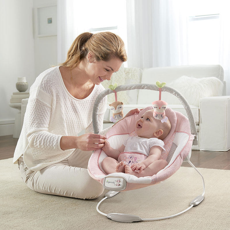 Ingenuity Bebi ležaljka - baunser - sa vibracijom i melodijama Audrey 11202 - dodatni pogled