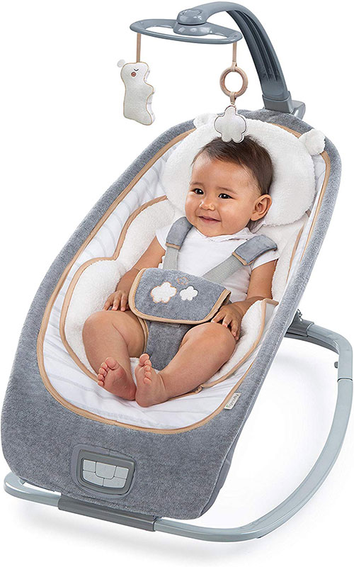 Ingenuity Ležaljka za bebu - Rocking Seat - Bella Teddy 10986 - dodatni pogled