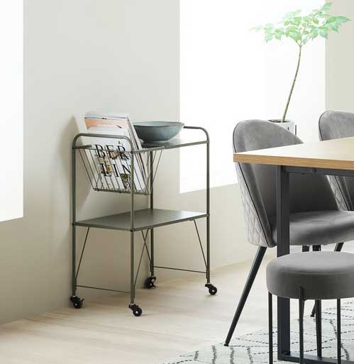 Pokretna polica sa točkićima Visio - dodatni pogled