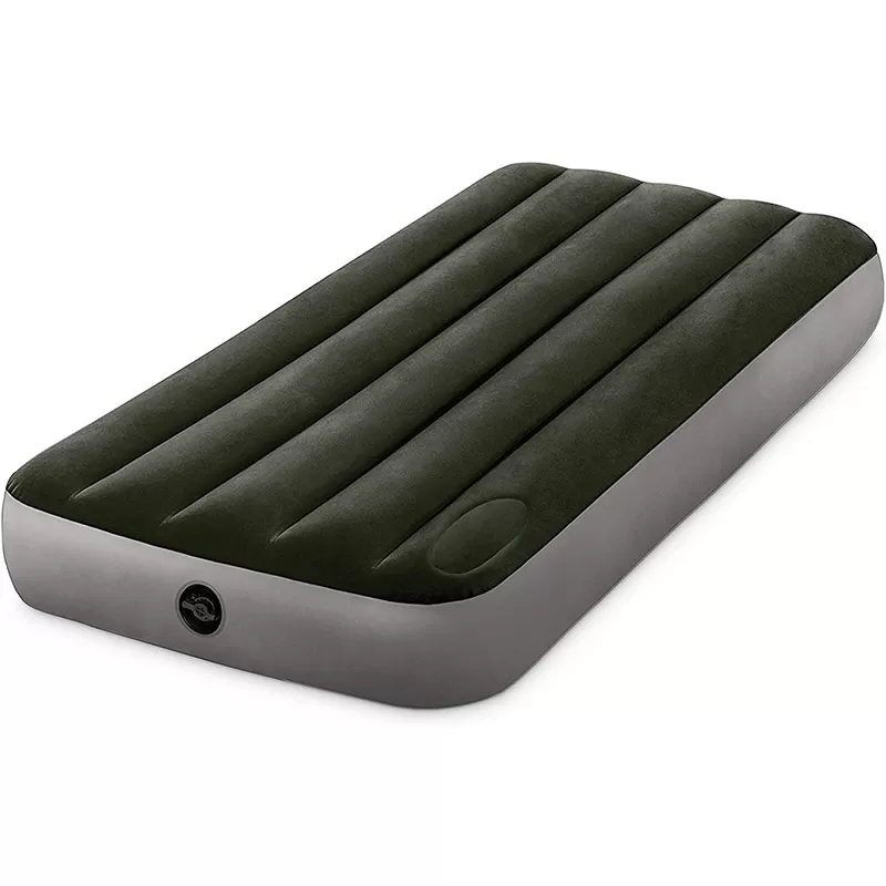 Intex Twin 64761 Dura-Beam Standard Downy Krevet Na Naduvavanje 99x191x25 cm Sa Nožnom Pumpom