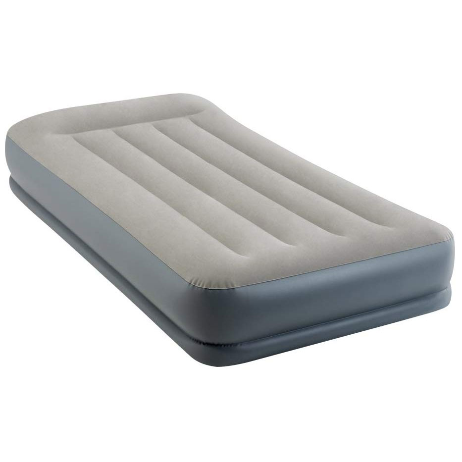Intex 64116 Dura-Beam Mid-Rise Krevet Na Naduvavanje 99x191x30 cm Sa Električnom Pumpom i Uzglavljem - dodatni pogled