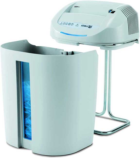 Uređaj za uništavanje papira, dokumenata i kompakt diskova Kobra +1 SS4 - dodatni pogled