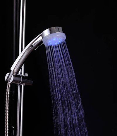 Ručica za tuš sa svetlom - dodatni pogled