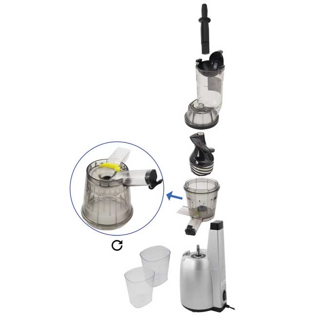 Esperanza Sokovnik Slow juicer EKJ004 - dodatni pogled