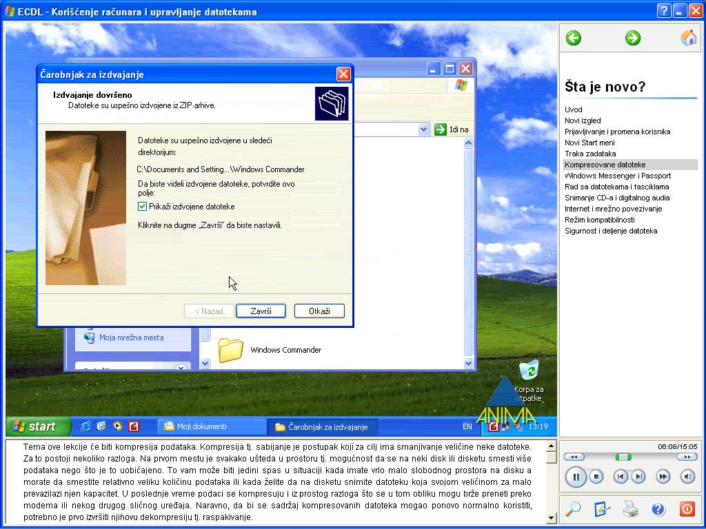 Multimedijalni kurs -  Windows XP - dodatni pogled