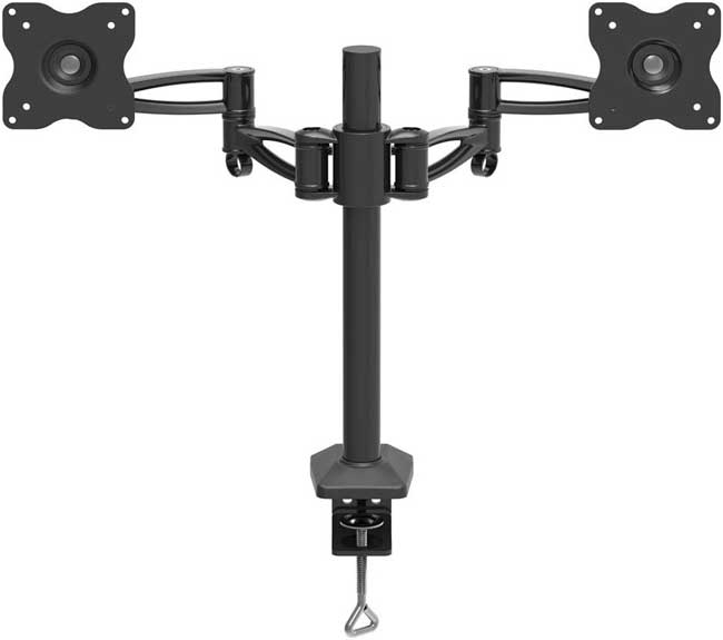 Stoni nosač za dva monitora dijagonale do 29 inča Barkan E642.B - dodatni pogled