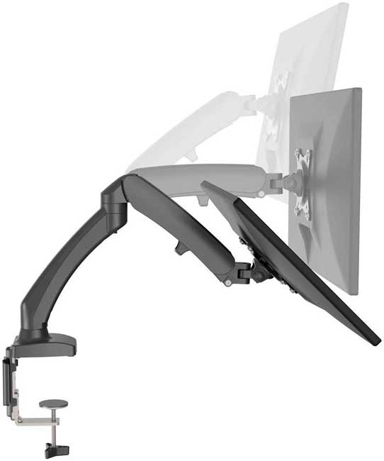 Stoni zglobni nosač za monitor dijagonale do 29 inča Barkan M121P.B - dodatni pogled