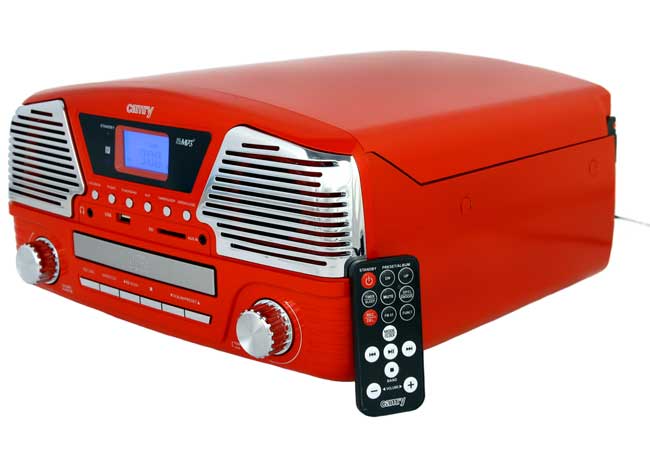 Gramofon sa SD/MMC USB i CD plejerom Camry CR 1134 R - dodatni pogled